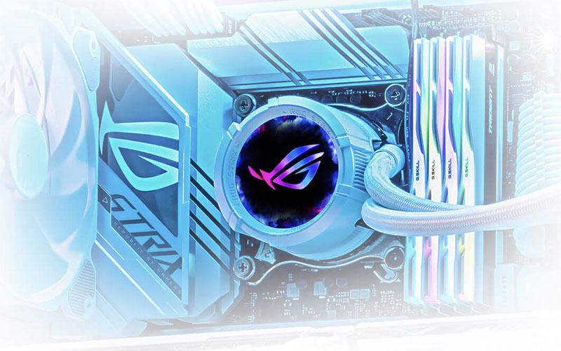 ASUS ROG Strix LC III 360 ARGB LCD White - CPU fan - LDLC